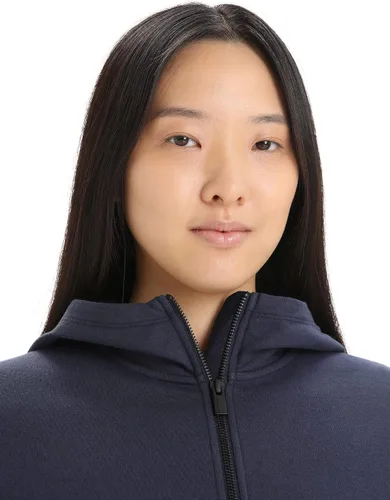 Vista 4 de Icebreaker Merino Women's Central Classic Long Sleeve Full-Zip Hoodie Sweatshirt