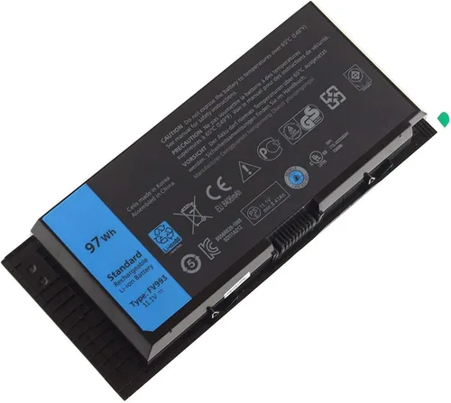 Vista 2 de Hubei FV993 KJ321 FJJ4W R7PND PG6RC RY6WH Reemplazo de batería para laptop Dell Precision M4600 M4700 M4800 M6600 M6700 M6800 Series (11.1V 97Wh)