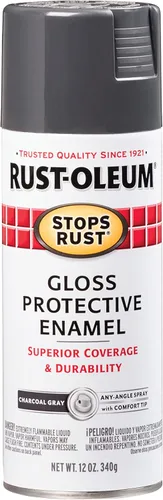Vista 156 de Rust-Oleum 7776830 - Pintura en aerosol para prevención del óxido, 12 onzas, negro plano