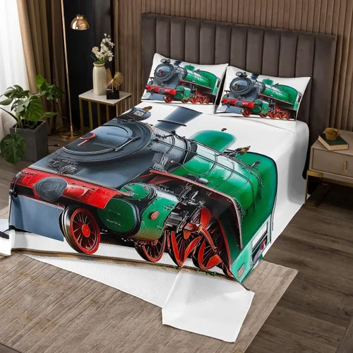 Vista 35 de Erosebridal Juego de ropa de cama tamaño individual con estampado de flores rojas y rosas rojas, microfibra suave de lujo, color negro y marrón