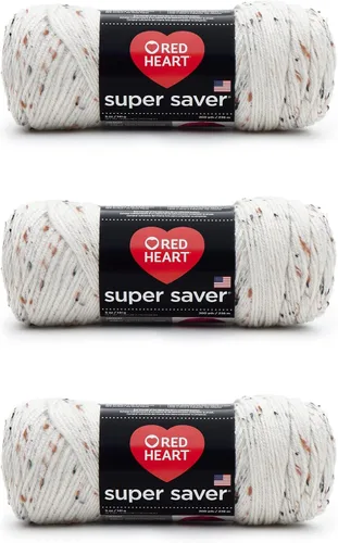 Vista 98 de Red Heart Hilo Super Saver, paquete de 3, Monet 3