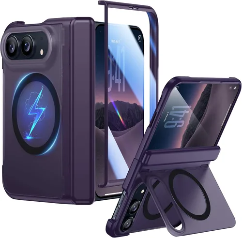 Vista 15 de MOZOTER Funda magnética para iPhone 17 Pro / iPhone 18 Pro, color negro