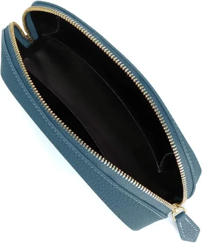Vista 4 de BONAVENTURA Mini bolsa cosmética BPOT1, Azul Cian