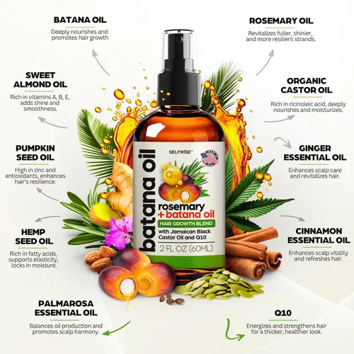 Vista 8 de Aceite de batana para el crecimiento del cabello, 100% puro, orgánico, prensado en frío, sin refinar de Honduras por Dr. Sebi, natural, vegano