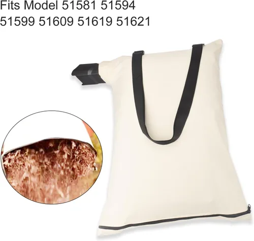 Vista 3 de 127-7040 Soplador de hojas Bolsa de vacío compatible con soplador de hojas Toro 137-2336 108-8994, 127-7040 Soplador de residuos bolsa de vacío