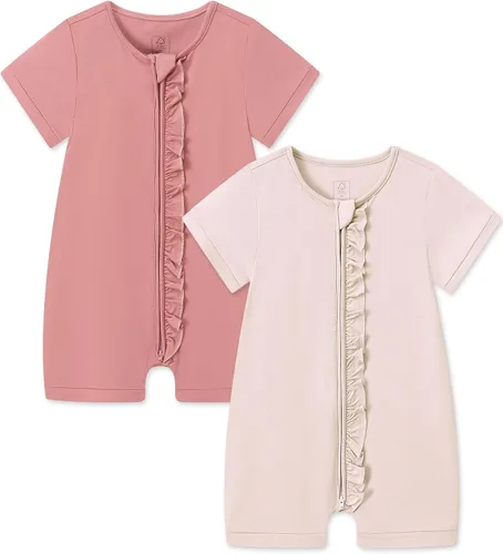 Vista 10 de JunNeng Viscose from Bamboo Baby Sleeper, Short Sleeve Romper Jumpsuit