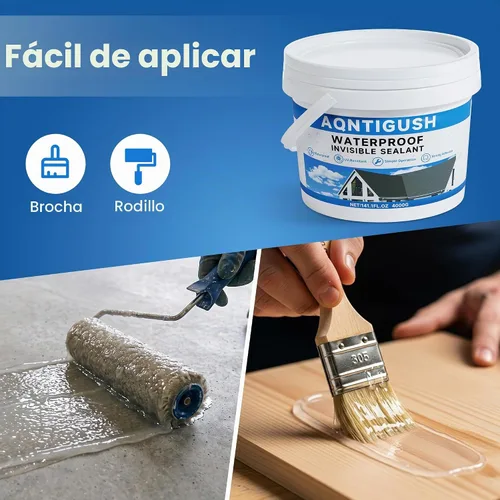 Vista 8 de Sellador impermeable transparente para reparación de fugas en interiores