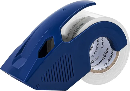 Vista 2 de Amazon Basics Cinta de embalaje resistente con dispensador para envío, mudanza y almacenamiento, 1.88 pulgadas x 22.2 yardas, paquete de 6, 4.33 x