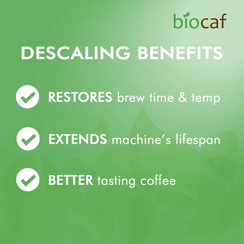 Vista 2 de Urnex Máquina de café expreso Full Circle – 2 paquetes de un solo uso – Polvo descalcificador seguro en Keurig Delonghi Nespresso Ninja Hamilton