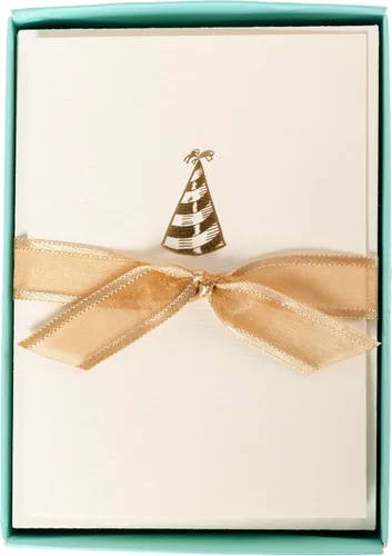 Vista 34 de Graphique Tarjetas de Apple, paquete de 10 tarjetas con sobres, saludos para todas las ocasiones, interior en blanco, relieve de lámina dorada