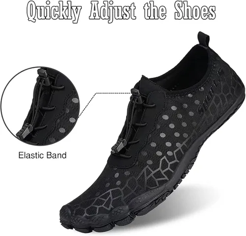 Vista 5 de Water-Shoes-Mens-Womens Quick-Dry Barefoot-Swim Diving Shoes-Aqua-Socks for Sports Climbing Beach Surf