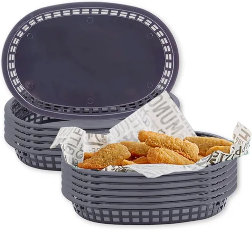 Vista 16 de TableCraft Products C1079BK - Cesta grande para efectivo y transporte, grande, color negro (paquete de 12)