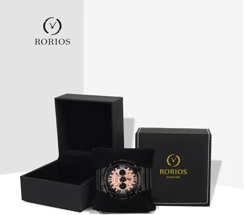 Vista 7 de RORIOS Reloj digital de cuarzo para hombre y mujer, reloj deportivo impermeable con temporizador de alarma multifunción para mujeres y niños