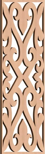 Vista 132 de Keene Paneles de pared decorativos de madera con calado, 9 3/8 pulgadas de ancho x 24 3/8 pulgadas de alto x 1/4 de alto, abedul Birch