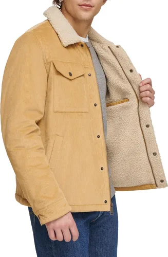 Vista 5 de Levi's Men's Corduroy Sherpa Lined Trucker Jacket (Regular & Big & Tall Sizes)
