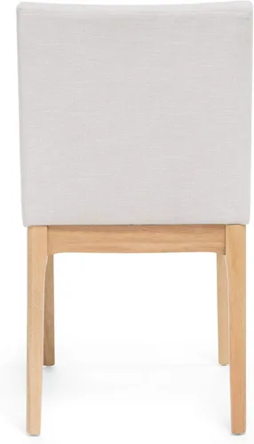 Vista 8 de Christopher Knight Home Benson Mid-Century Modern - Juego de comedor de 7 piezas, color beige claro y roble natural