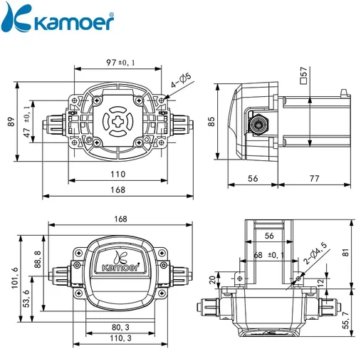 Vista 8 de Bomba peristáltica de motor paso a paso de alta precisión 24V Kamoer KHL alto flujo DIY auto-cebante líquido dosificación bomba de flujo ajustable