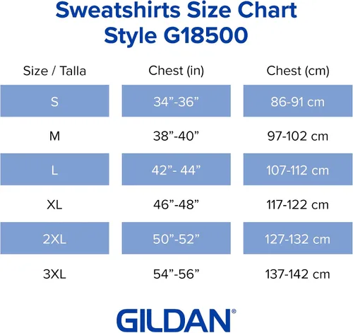 Vista 5 de Gildan Sudadera con capucha de forro polar, estilo G18500, paquete múltiple
