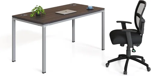 Vista 2 de Boss Office Products Simple System Single Desk, 71" x 30", Driftwood