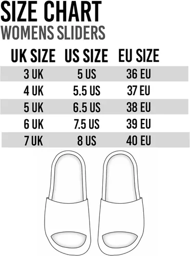 Vista 2 de Barbie Womens Sliders Ladies Pink Doll Logo Summer Beachwear Shoes