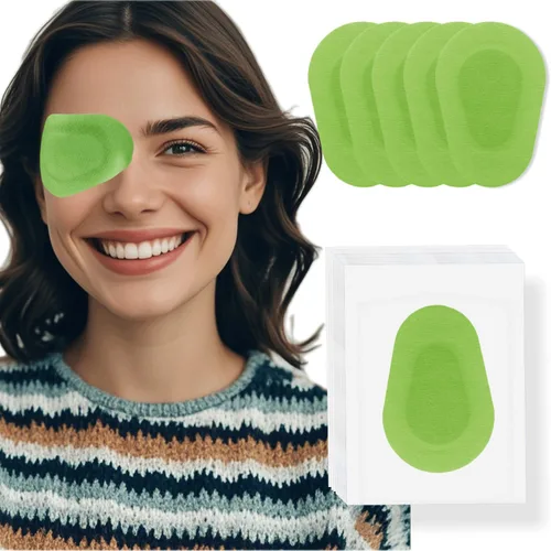 Vista 20 de Paquete de 20 parches adhesivos para los ojos para niños - Parche médico transpirable para los ojos para tratamiento de ambliopía (ojo perezoso)
