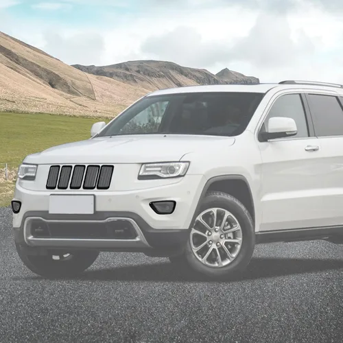 Vista 7 de Anillos de parachoques delantero para rejilla de ventilación + cubierta de luz antiniebla delantera para Jeep Grand Cherokee 2014-2016, accesorios