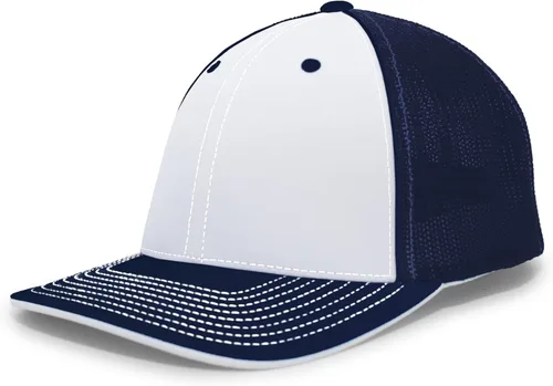 Vista 36 de Pacific Headwear Gorra unisex Pacific Headwear Trucker Flexfit® para adultos Grafito/Negro/Negro