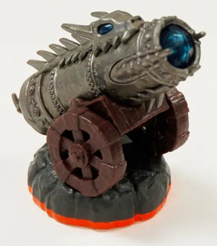 Vista 2 de Skylanders Giants DRAGONFIRE CANNON (SILVER) Figure Pre-Owned