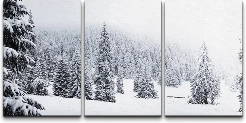 Vista 93 de wall26 Lienzo enmarcado para pared, juego de arte de fila de palmeras de California y cielo azul, naturaleza, vida silvestre, fotografía, realismo