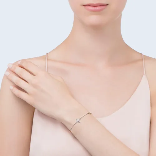 Vista 6 de FLYOW Pulsera de plata de ley 925, joyería irlandesa de buena suerte, triquetra, trinidad, brujas celtas, nudo para mujer