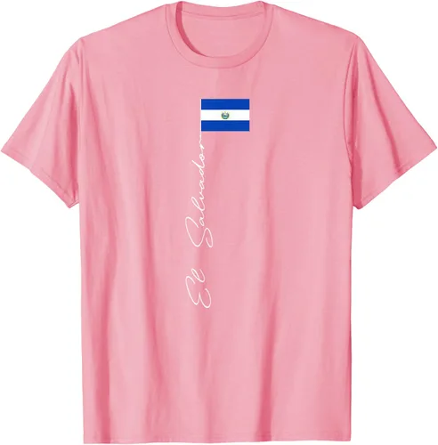 Vista 57 de Camiseta patriótica con bandera de El Salvador, Negro