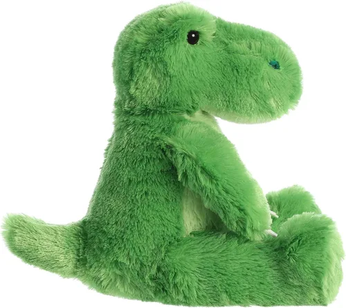 Vista 3 de Aurora® Cuddly T-Rex - Animal de peluche - Comodidad acogedora - Acurruces sin fin - Verde 14 pulgadas