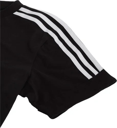Vista 4 de adidas Originals Vestido tipo camiseta para mujer, NegroBlanco