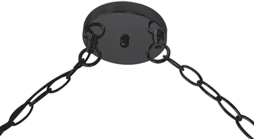 Vista 5 de HBS Virginia Military Institute 3 Shade Billiard Light by The Holland Bar Stool Co. Negro