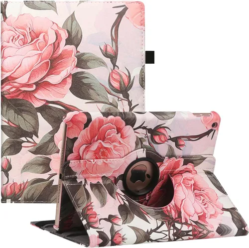 Vista 14 de Funda giratoria para iPad de 9ª generación 2021 / iPad de 8ª generación 2020 / 7ª generación 10.2" 2019, funda con soporte de visualización