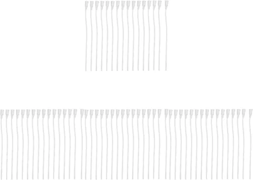 Vista 6 de Healeved Tubos rectales desechables para niños, 200 unidades, tubos pediátricos de silicona flexible transparente para riego clínico y cuidado