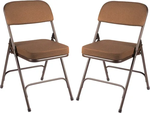 Vista 17 de OEF Furnishings Serie OEF3200 Sillas plegables de vinilo de alta calidad, resistentes, de grado industrial, asiento ultra acolchado de 2 pulgadas