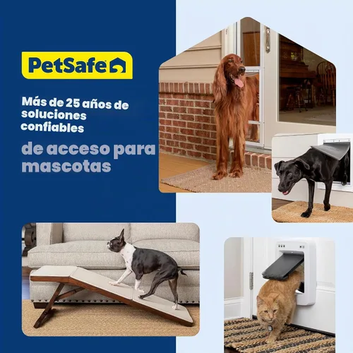 Vista 7 de Solapa de Repuesto Clásica PetSafe - Mantiene el Sello Contra el Clima - Solapla de Vinilo Suave y Tintada con Cierre Magnético - Compatible