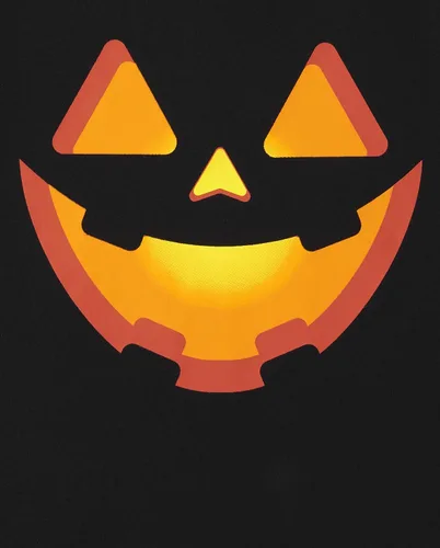Vista 2 de The Children's Place Camiseta de manga corta con estampado de Halloween para niños