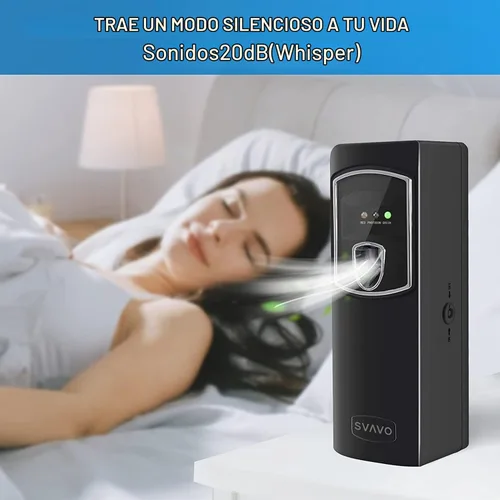 Vista 7 de SVAVO Dispensador automático de ambientador, montado en la pared/de pie, dispensador de aerosol automático programable para interiores, dormitorio