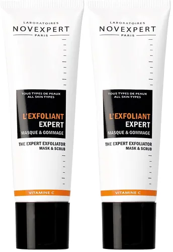 Vista 11 de Novexpert The Expert Exfoliator - Mascarilla y exfoliante 2 en 1 - Tez suave y radiante - Exfolia y nutre la piel - Hipoalergénico - Vegano - Tipos