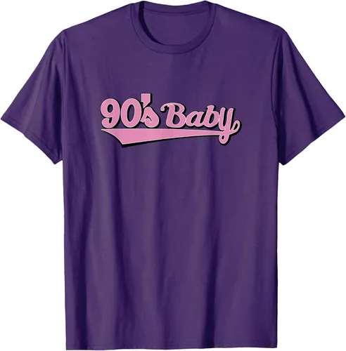 Vista 21 de 90s Baby Nostalgia Camiseta retro rosa con diseño estético, Blanco
