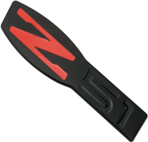 Vista 3 de 2 piezas de emblema Z51 para interior o exterior, placa de identificación 3D de repuesto para C6 Corvette (negro rojo)
