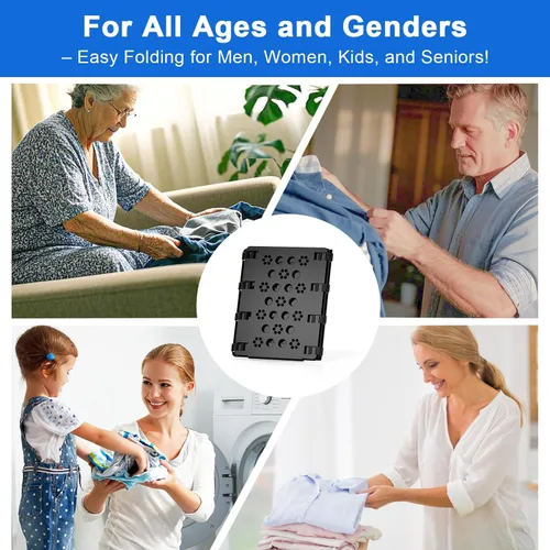 Vista 5 de BoxLegend V3 Tablero Plegador de Camisas Tablero Plegador de Camisetas y Ropa Tablero Plegable Duradero Clasificador de Lavandería Ayudante Forro