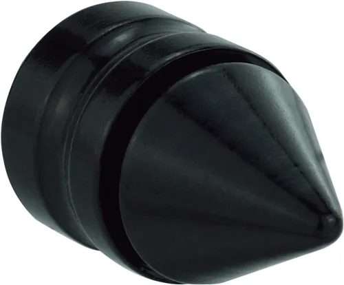 Vista 6 de Abfer Tapones de válvula de neumático de coche con pinchos, tapa de vástago de presión de aire de rueda, de aluminio, se adapta a la mayoría de Negro