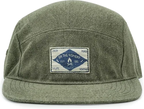 Vista 13 de CLAPE Gorra Snapback de 5 paneles para hombre, de algodón lavado, estilo 5p02-lavado Negro