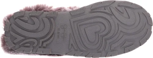 Vista 4 de Jessica Simpson. - Zueco de piel sintética para mujer, pantuflas cómodas y peludas para interiores con espuma viscoelástica.