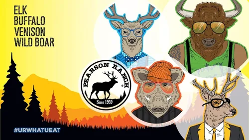 Vista 7 de Pearson Ranch Wild Grass Fed Game - Paquete variado de 4 bolsas de 2.1 onzas, venado, alce, búfalo y jabalí, sin gluten, sin MSG, apto para paleo