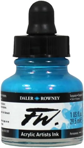 Vista 10 de Daler-Rowney FW - Tinta acrílica para artistas, 1 oz, oro sintético (160029701)