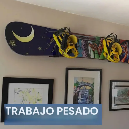 Vista 4 de StoreYourBoard Estante de montaje en pared para tablas de surf, capacidad